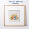 Peter Rabbit's Family in the Garden inspired by Beatrix Potter Counted Cross Stitch Pattern